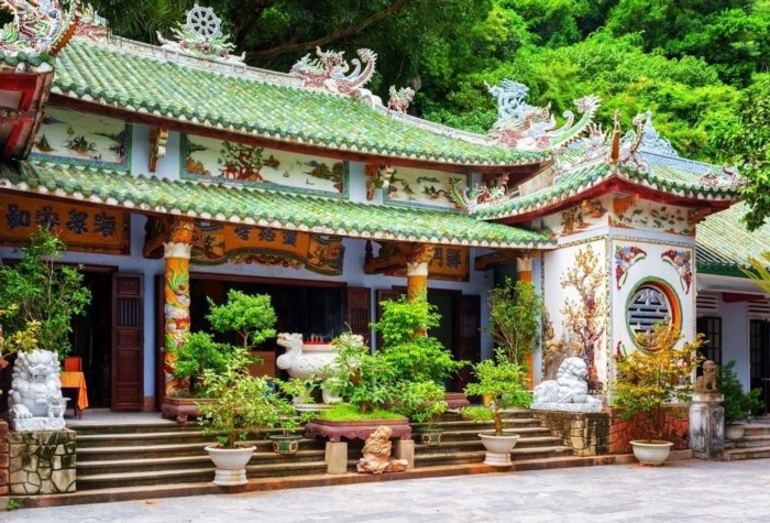 Kiến trúc tối giản tại chùa Linh Ứng Non Nước Ngũ Hành Sơn (Nguồn: Internet)